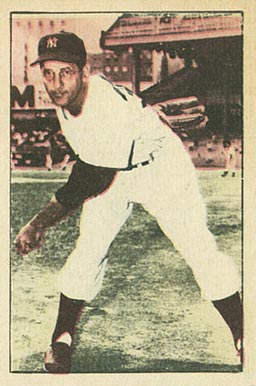 1952 Berk Ross Joe Ostrowski # Baseball Card