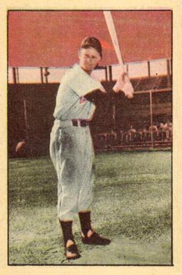 1952 Berk Ross Whitey Lockman #34 Baseball Card