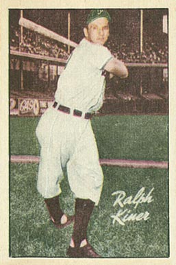 1952 Berk Ross Ralph Kiner # Baseball Card