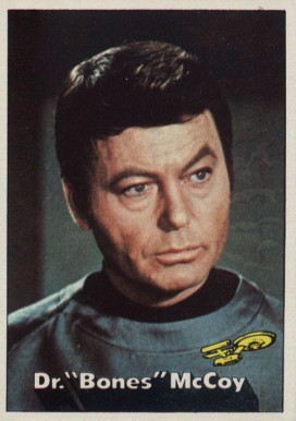 1976 Star Trek Dr. Bones McCoy #3 Non-Sports Card