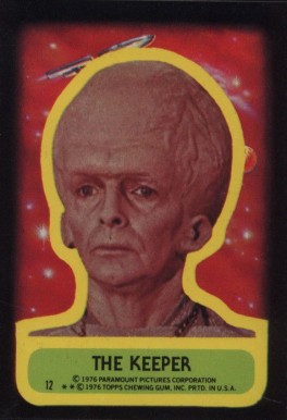 1976 Topps Star Trek Stickers The Keeper #12 Non-Sports Card