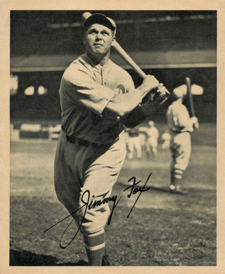 1934 Butterfinger Jimmy Fox # Baseball Card