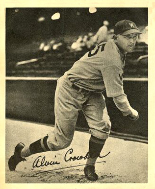 1934 Butterfinger Alvin Crowder # Baseball Card