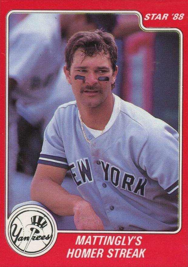 1988 Star Mattingly/Schmidt Mattingly's Streak #9 Baseball Card