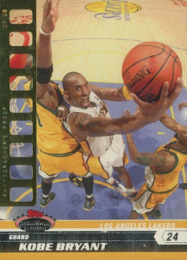 2007 Stadium Club Kobe Bryant #24 Basketball Card