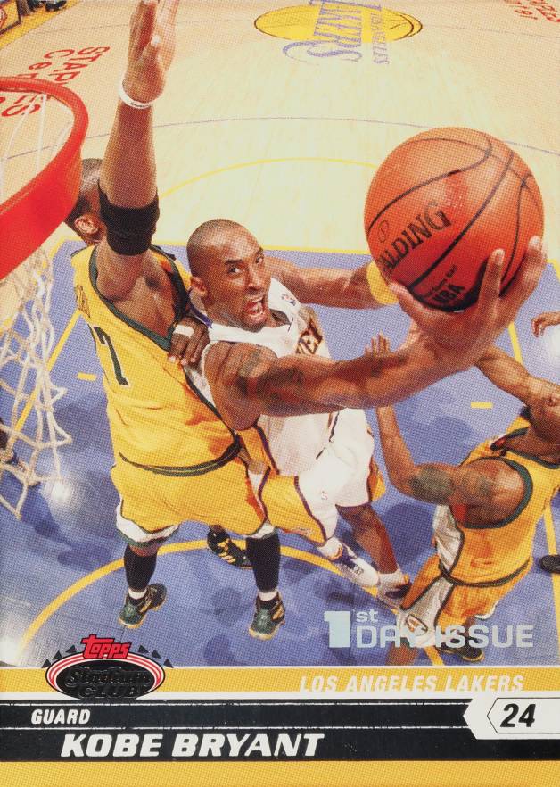 2007 Stadium Club Kobe Bryant #24 Basketball Card