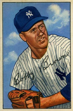 1952 Bowman Bobby Brown #105 Baseball Card