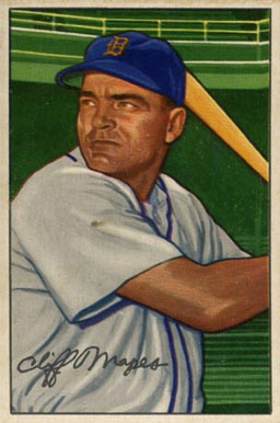 1952 Bowman Cliff Mapes #13 Baseball Card
