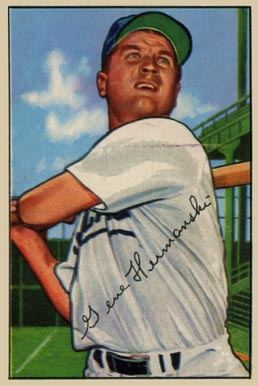 1952 Bowman Gene Hermanski #136 Baseball Card