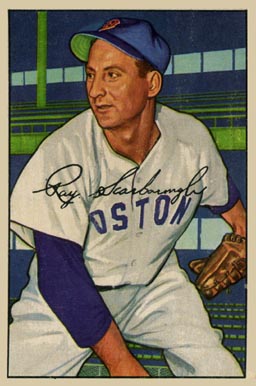 1952 Bowman Ray Scarborough #140 Baseball Card