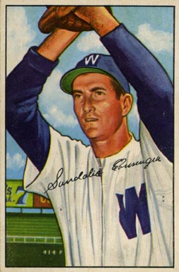 1952 Bowman Sandy Consuegra #143 Baseball Card