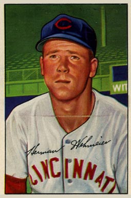 1952 Bowman Herman Wehmeier #150 Baseball Card