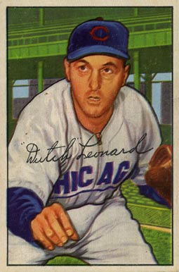 1952 Bowman Dutch Leonard #159 Baseball Card
