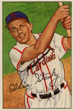 1952 Bowman Eddie Stanky #160 Baseball Card