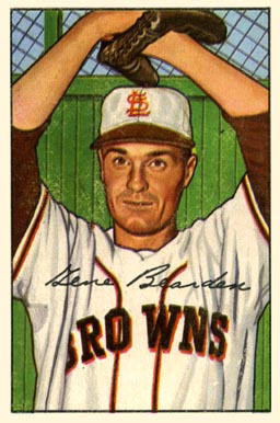1952 Bowman Gene Bearden #173 Baseball Card
