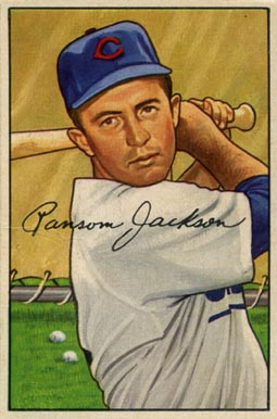 1952 Bowman Ransom Jackson #175 Baseball Card