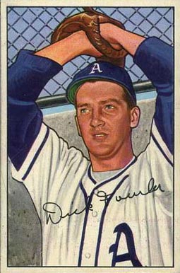 1952 Bowman Dick Fowler #190 Baseball Card