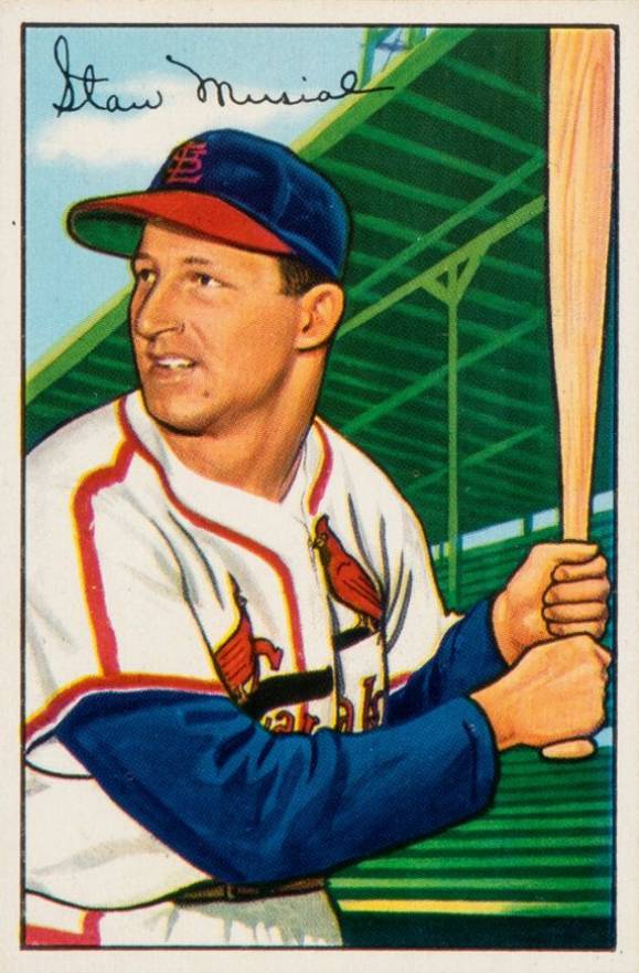 1952 Bowman Stan Musial #196 Baseball Card