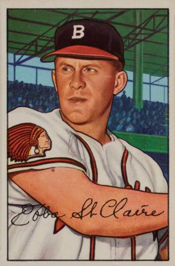 1952 Bowman Ebba St. Claire #172 Baseball Card