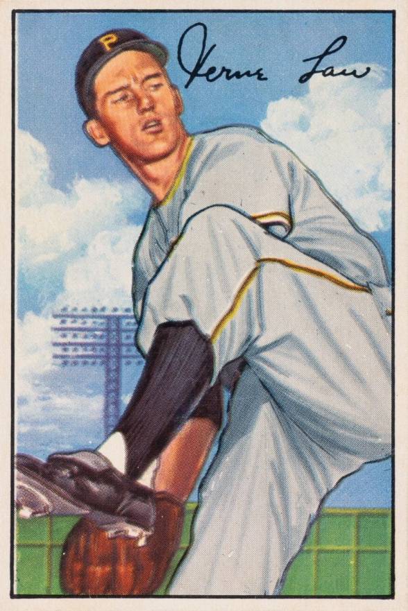 1952 Bowman Vernon Law #71 Baseball Card