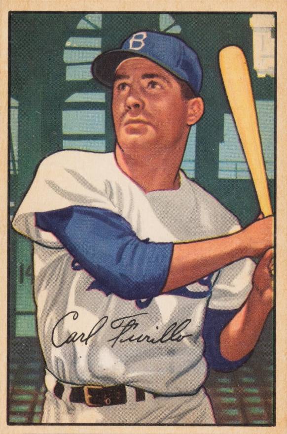 1952 Bowman Carl Furillo #24 Baseball Card