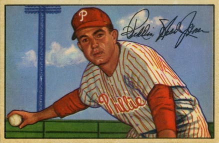 1952 Bowman Willie Jones #20 Baseball Card