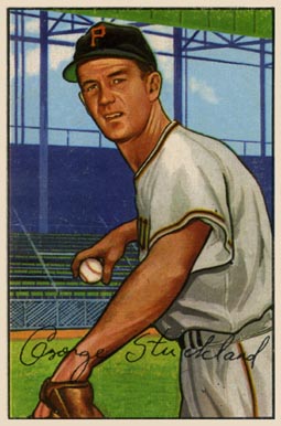 1952 Bowman George Strickland #207 Baseball Card