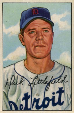 1952 Bowman Dick Littlefield #209 Baseball Card