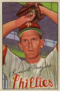 1952 Bowman Russ Meyer #220 Baseball Card