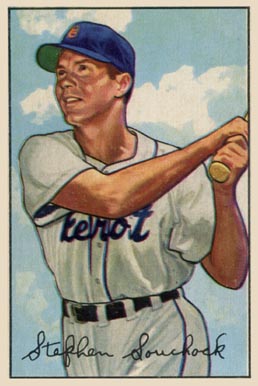 1952 Bowman Steve Souchock #235 Baseball Card