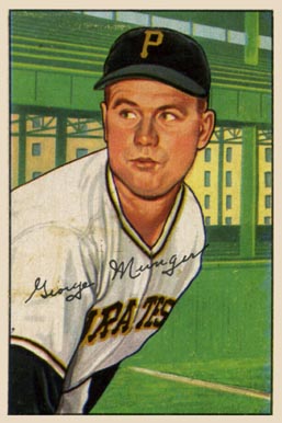 1952 Bowman Red Munger #243 Baseball Card