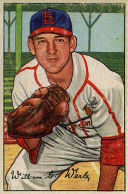1952 Bowman Bill Werle #248w Baseball Card