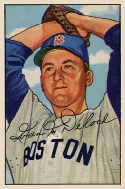 1952 Bowman Ike Delock #250 Baseball Card