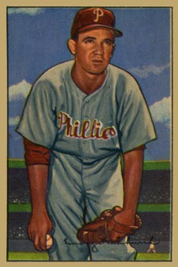 1952 Bowman Bubba Church #40 Baseball Card