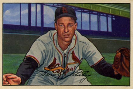 1952 Bowman Gerry Staley #50 Baseball Card