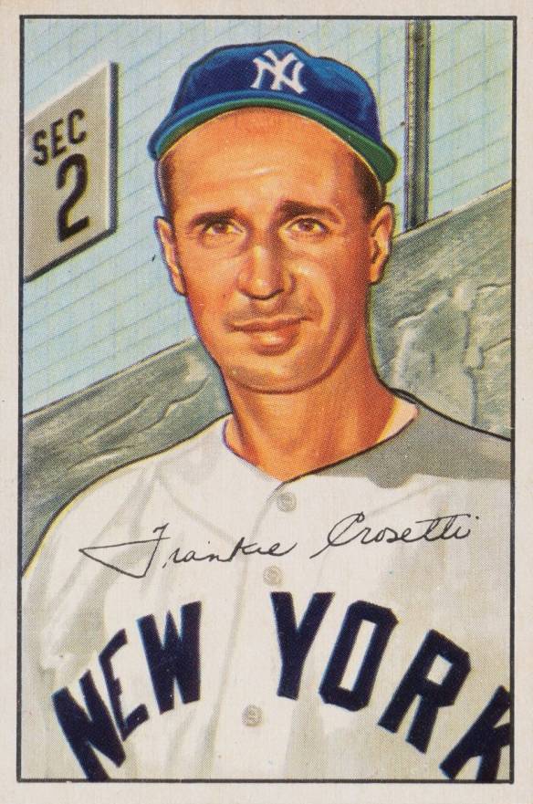 1952 Bowman Frank Crosetti #252 Baseball Card