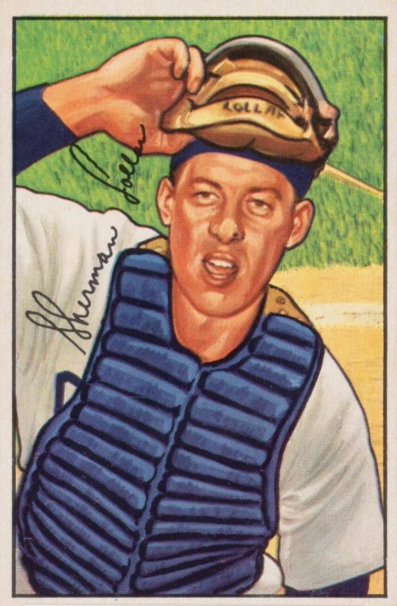 1952 Bowman Sherman Lollar #237 Baseball Card