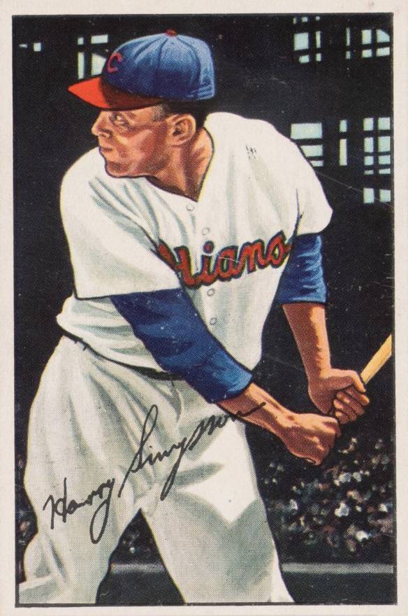 1952 Bowman Harry Simpson #223 Baseball Card