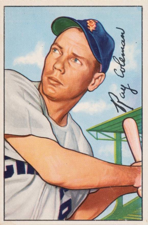1952 Bowman Ray Coleman #201 Baseball Card