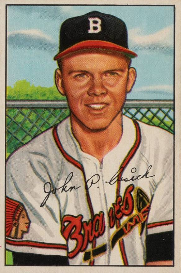 1952 Bowman John Cusick #192 Baseball Card