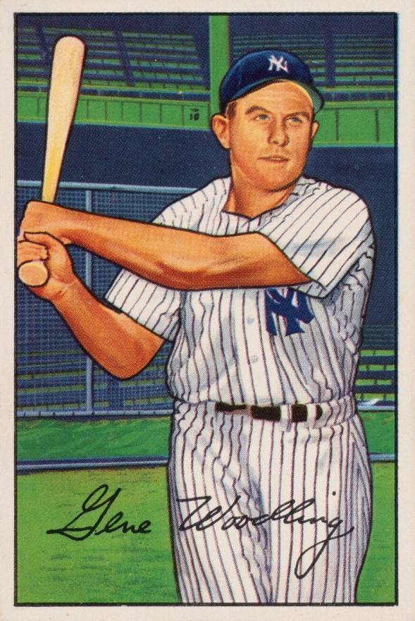 1952 Bowman Gene Woodling #177 Baseball Card