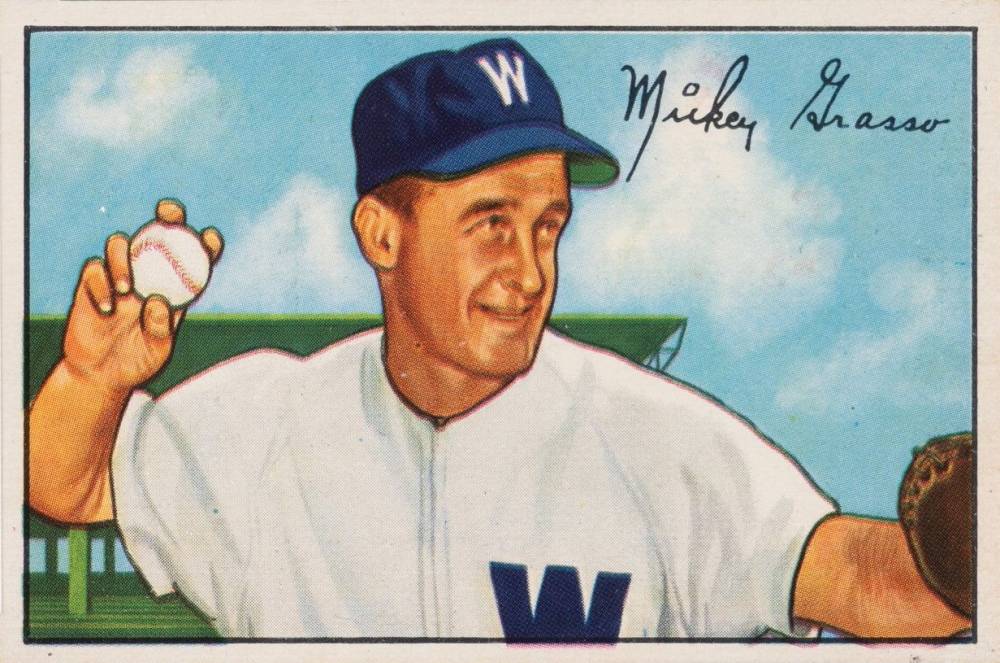 1952 Bowman Mickey Grasso #174 Baseball Card