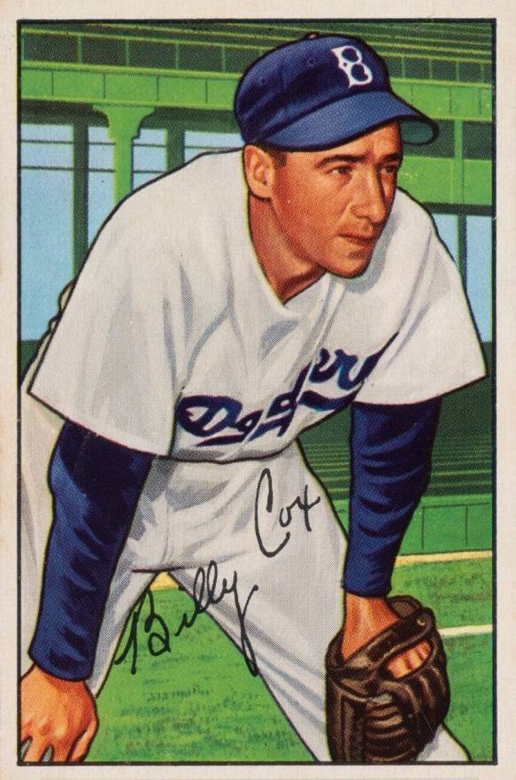 1952 Bowman Billy Cox #152 Baseball Card