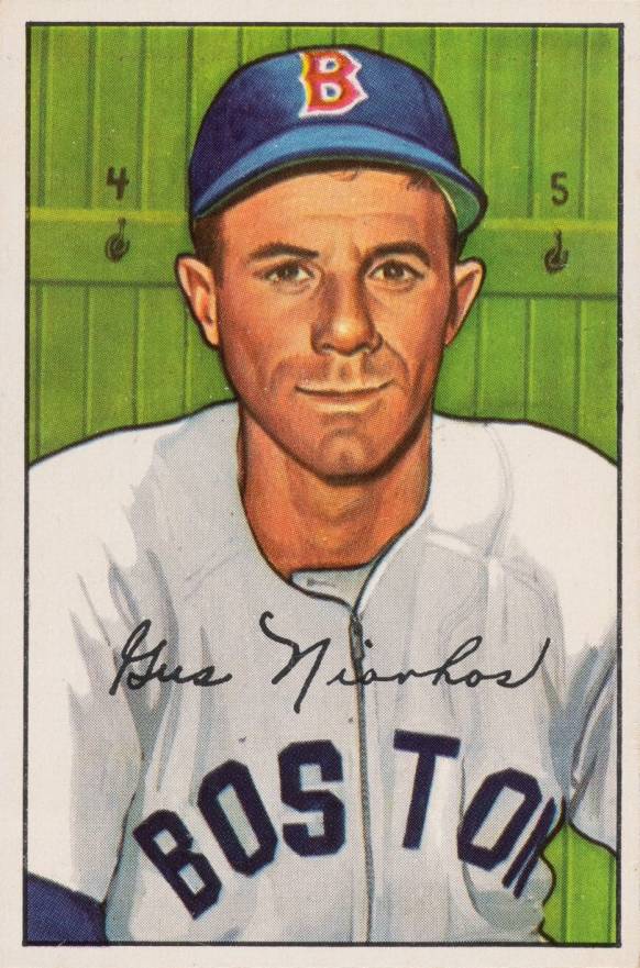 1952 Bowman Gus Niarhos #129 Baseball Card