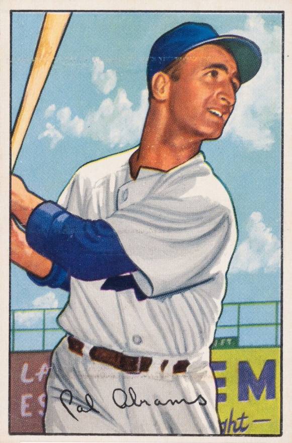 1952 Bowman Cal Abrams #86 Baseball Card