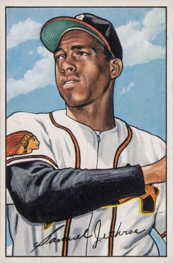 1952 Bowman Sam Jethroe #84 Baseball Card