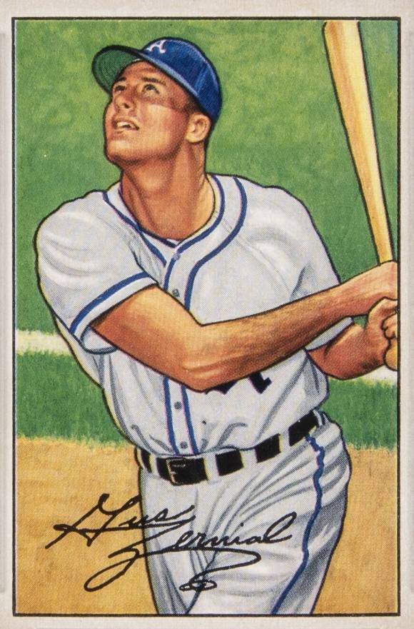 1952 Bowman Gus Zernial #82 Baseball Card