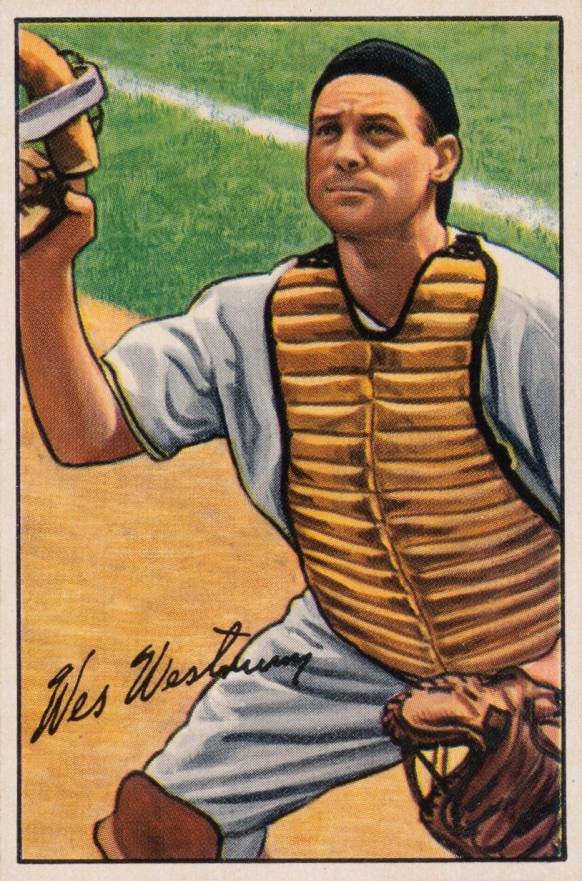 1952 Bowman Wes Westrum #74 Baseball Card