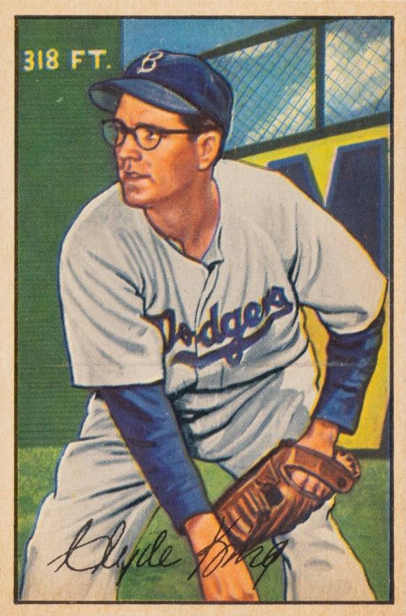 1952 Bowman Clyde King #56 Baseball Card
