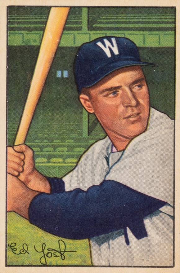 1952 Bowman Eddie Yost #31 Baseball Card